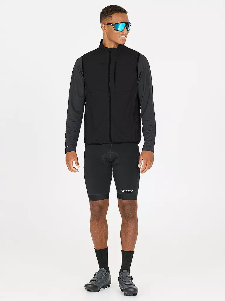 ENDURANCE | Gilet da ciclismo da uomo Nimbos | Nero