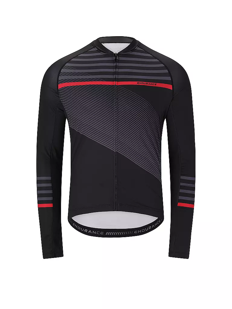 ENDURANCE | Herren Radtrikot Donald FZ | Nero