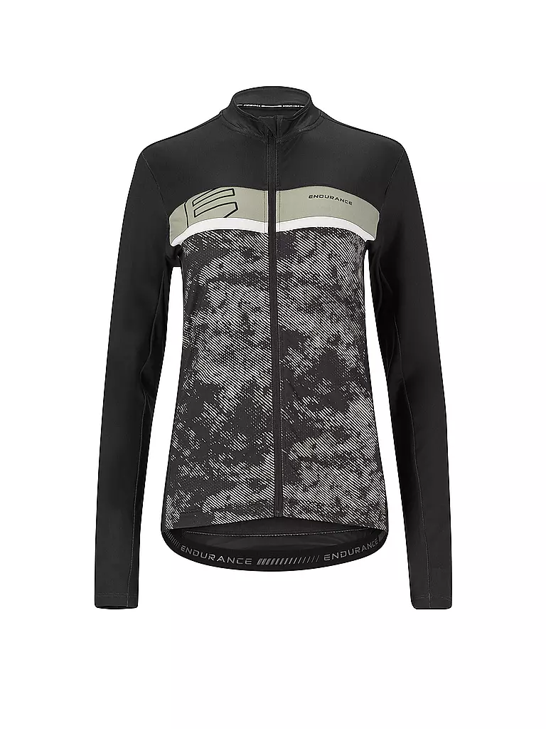 ENDURANCE | Maglia da ciclismo da donna Dharma FZ | Nero