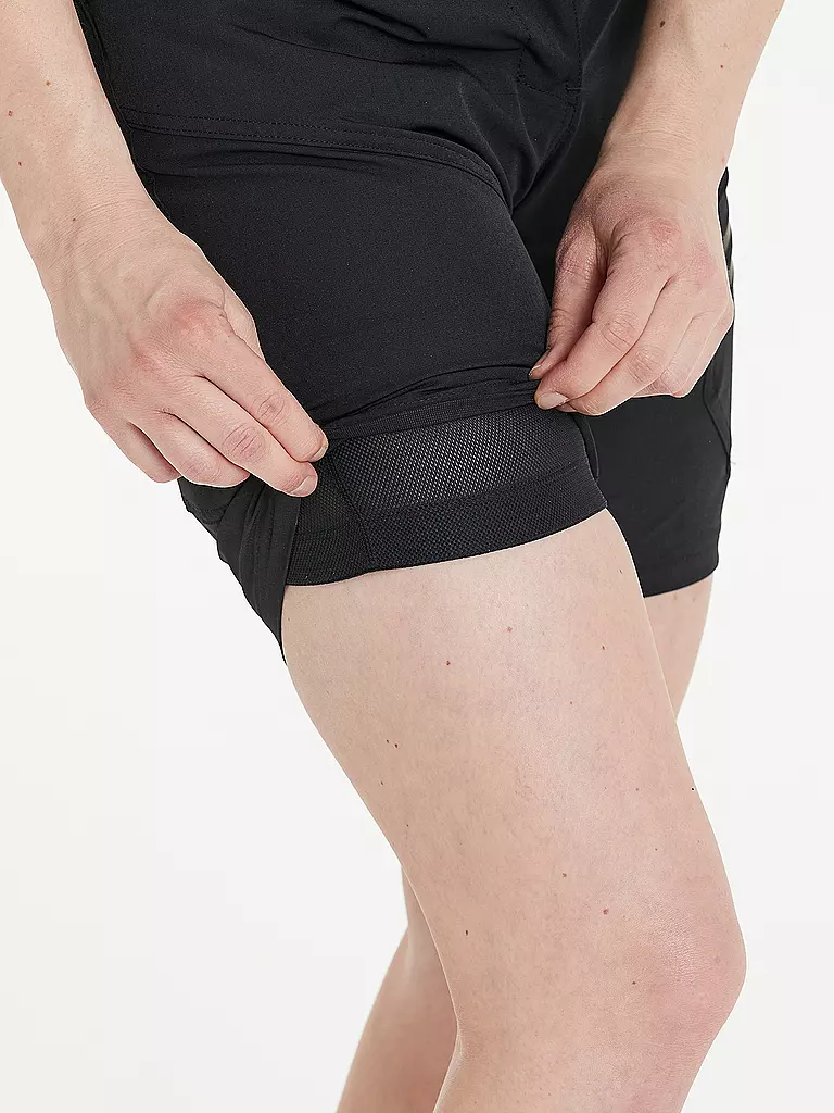 ENDURANCE | Pantaloncini da ciclismo 2in1 da donna Jamilla | Nero