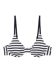 ESPRIT | Damen Bikinioberteil Bügel-Top mit Streifen | Blu