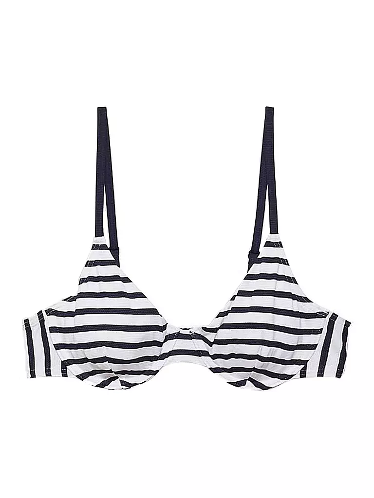 ESPRIT | Damen Bikinioberteil Bügel-Top mit Streifen | Blu