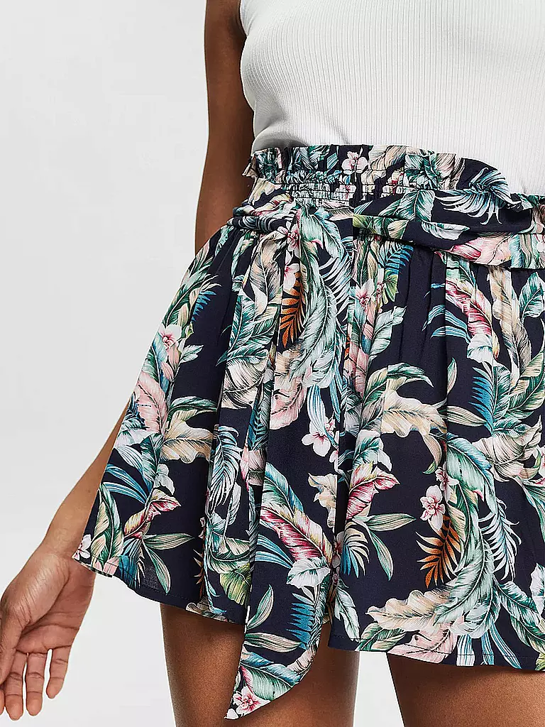 ESPRIT | Damen Short aus LENZING™ ECOVERO™ | Blu