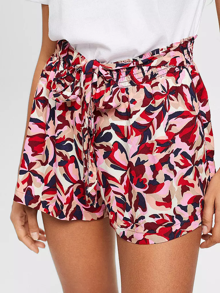 ESPRIT | Damen Short | Rosso scuro
