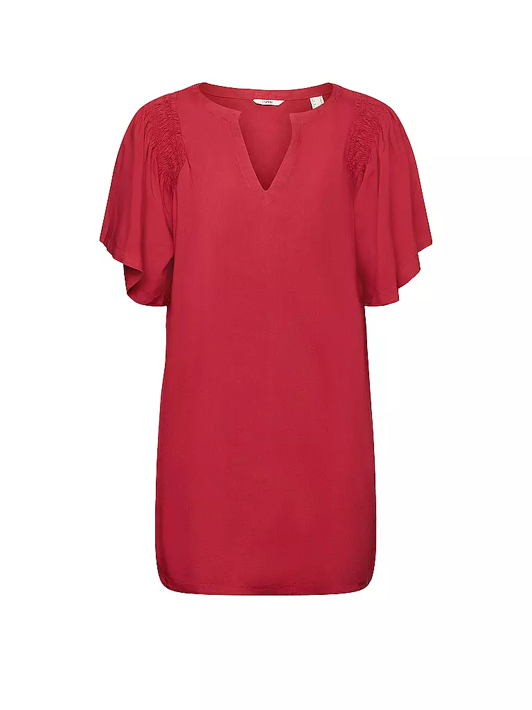 ESPRIT | Damen Strandkleid Tunika  | Rosso scuro