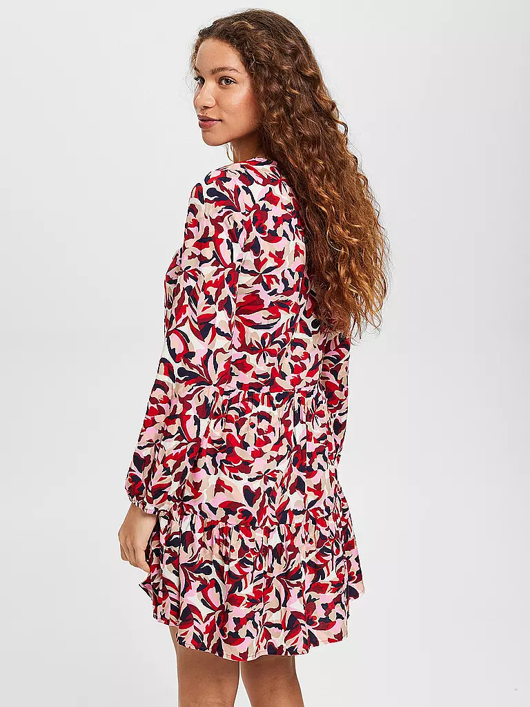 ESPRIT | Damen Strandkleid Tunika  | Rosso scuro