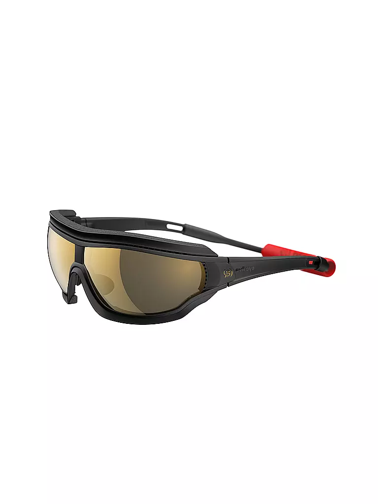 EVIL EYE | Sportbrille Fusor Pro Black Matt Gletscher 4 | Nero