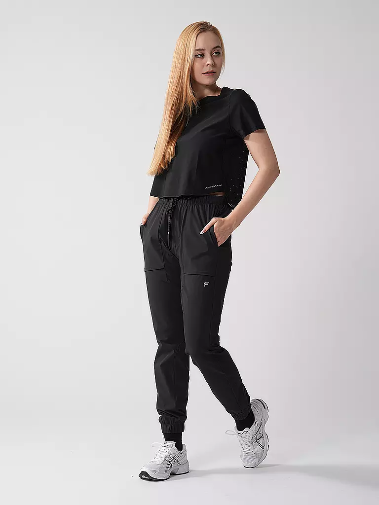 FABLETICS | Damen Fitnessshirt Essentials Air | Nero