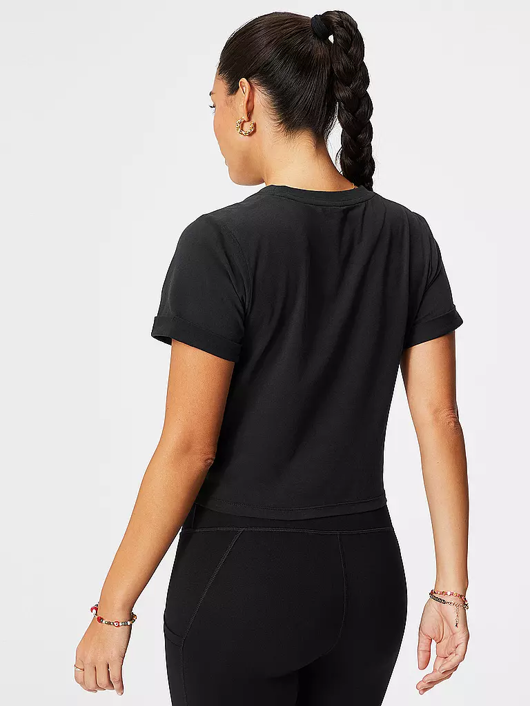 FABLETICS | Damen Fitnessshirt Twist Cooton Front | Nero