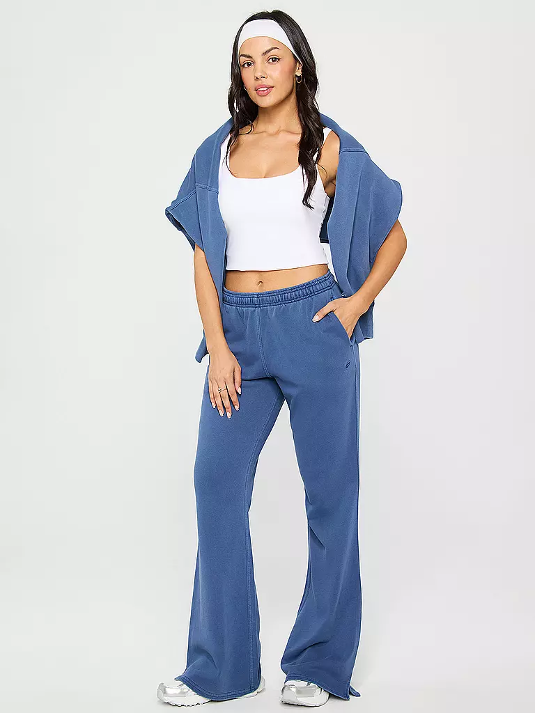 FABLETICS | Pantaloni da fitness da donna Year Round Terry Flared Fit | Blu