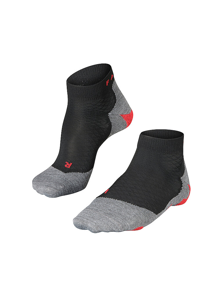 Calze da running da donna RU 5 corte nero 37/38