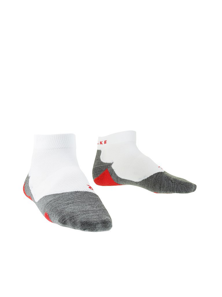Calzini da running da uomo RU 5 corti Lightweight bianco 42-43