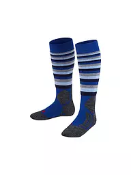 FALKE | Calze da sci per bambini SK2 Intermediate Stripes | Blu