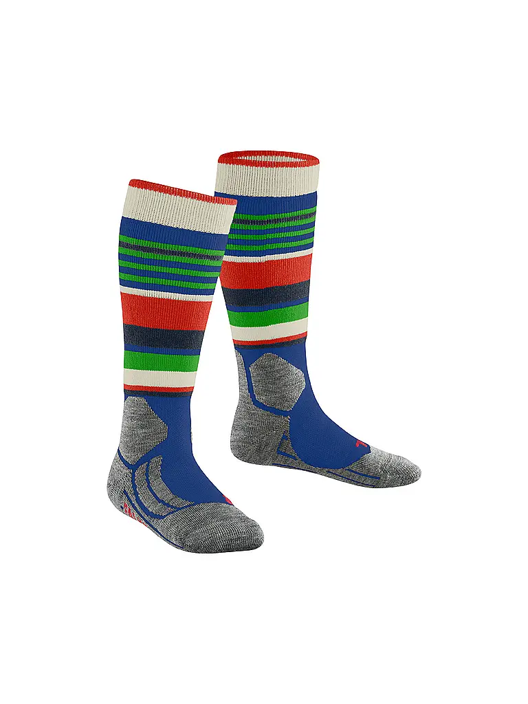 FALKE | Calze da sci per bambini SK2 Intermediate Stripes | Multicolore