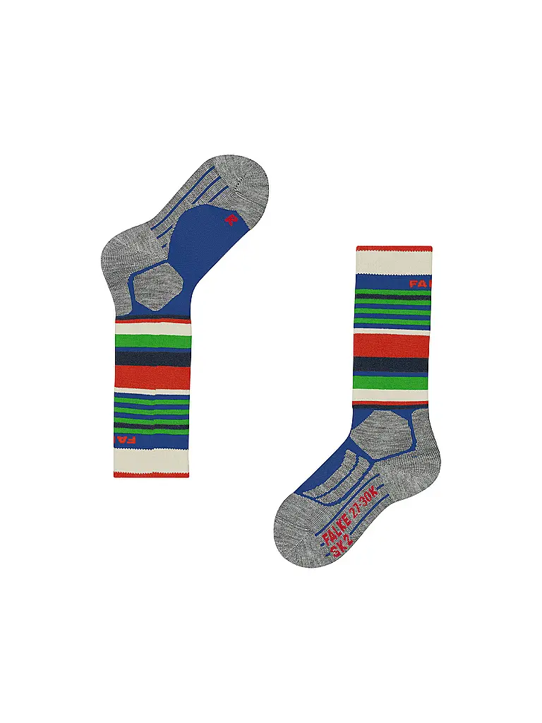 FALKE | Calze da sci per bambini SK2 Intermediate Stripes | Multicolore