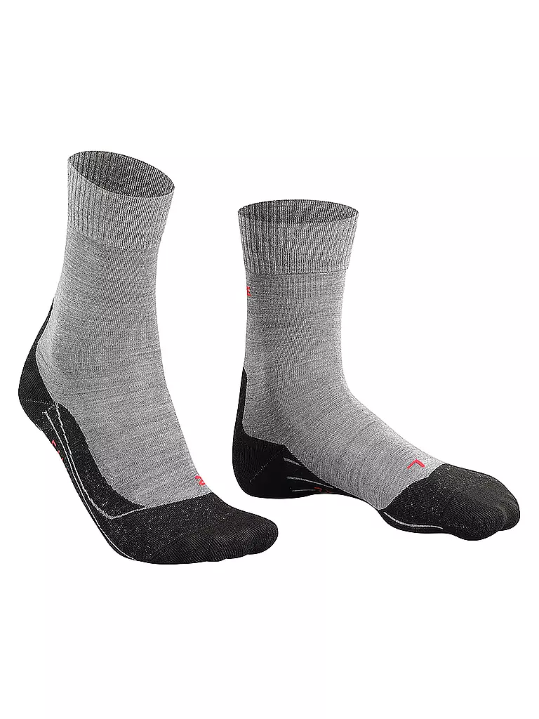 FALKE | Calze da trekking da donna TK5 grigio chiaro | Grigio