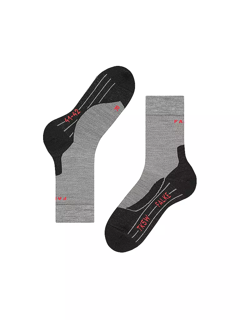 FALKE | Calze da trekking da donna TK5 grigio chiaro |