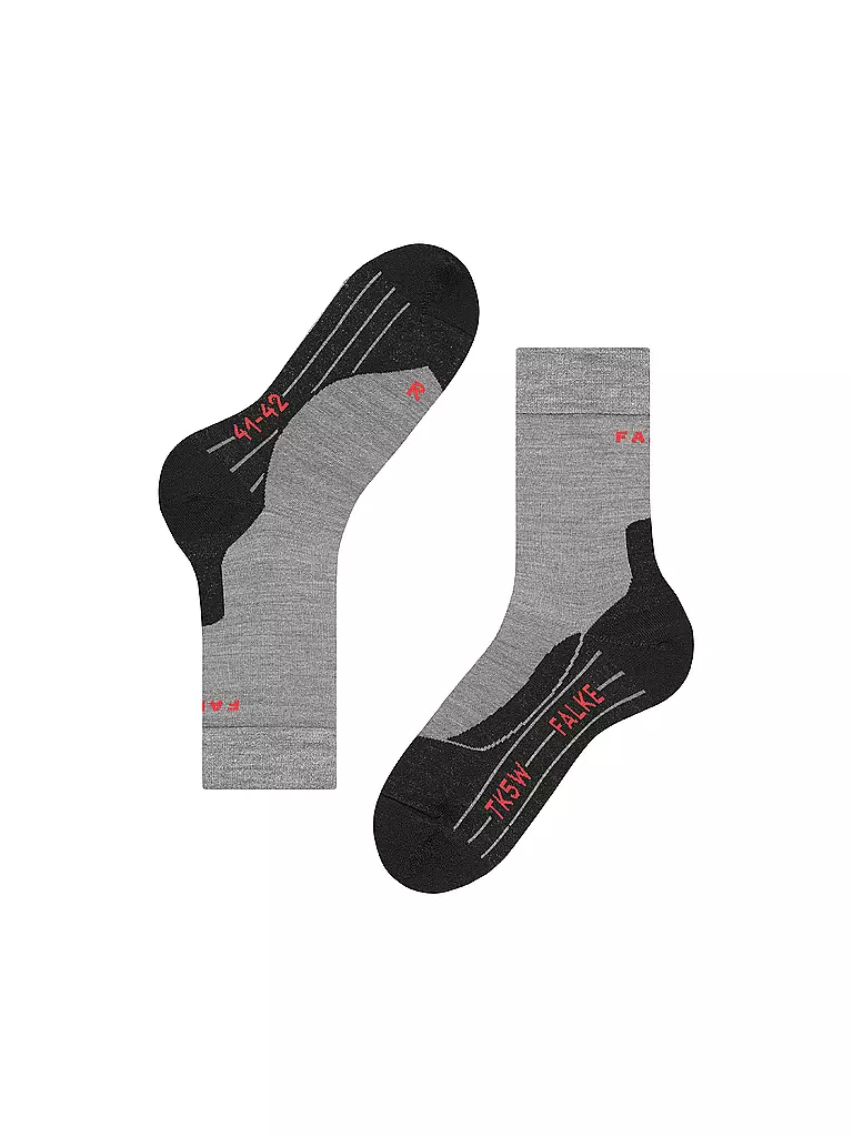 FALKE | Calze da trekking da uomo TK5 grigio chiaro |