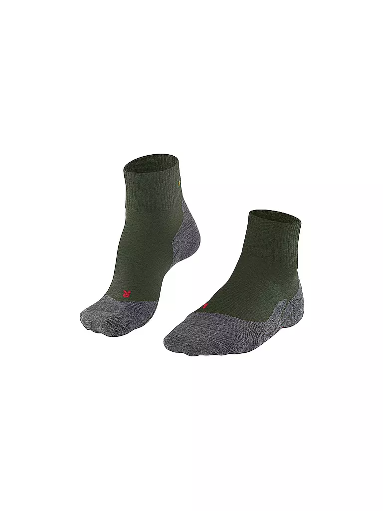 FALKE | Herren Outdoorsocken TK 5 Short | Verde scuro