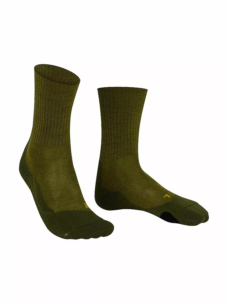 FALKE | Herren Wandersocken TK2 Wool | Oliva