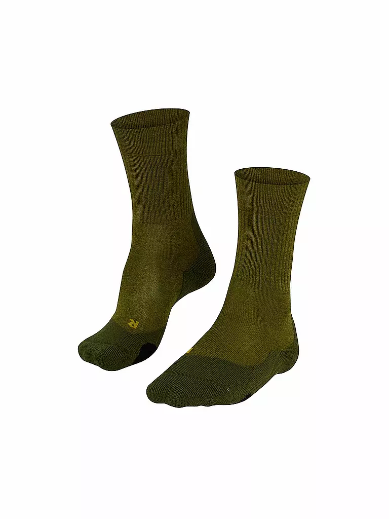 FALKE | Herren Wandersocken TK2 Wool | Oliva