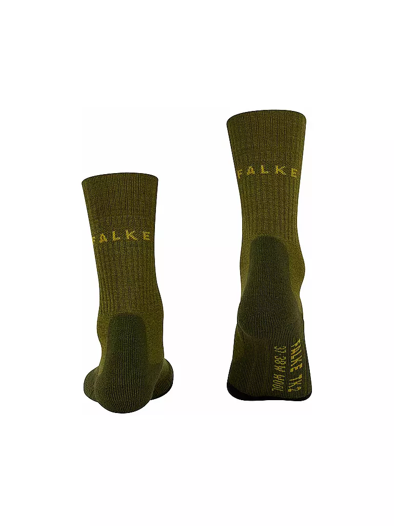 FALKE | Herren Wandersocken TK2 Wool | Oliva