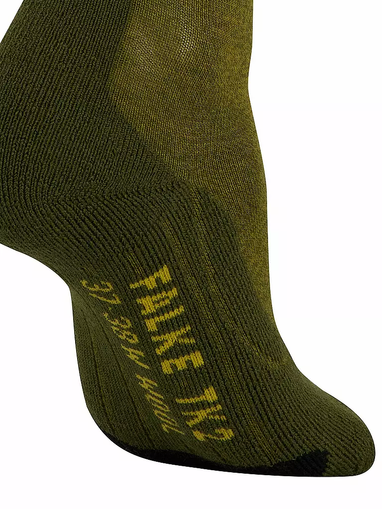 FALKE | Herren Wandersocken TK2 Wool | Oliva