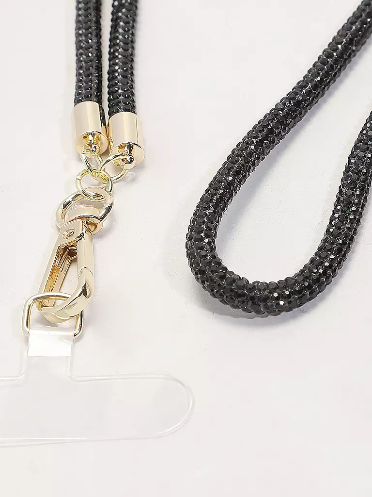 FIGLIA | Handykette Sparkling Black | Nero