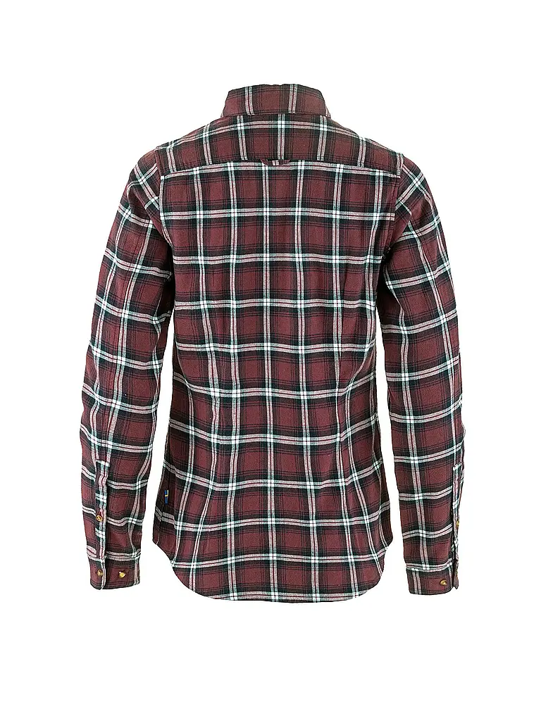 FJÄLLRÄVEN | Camicia da trekking da donna Oevik Flannel | Blu scuro