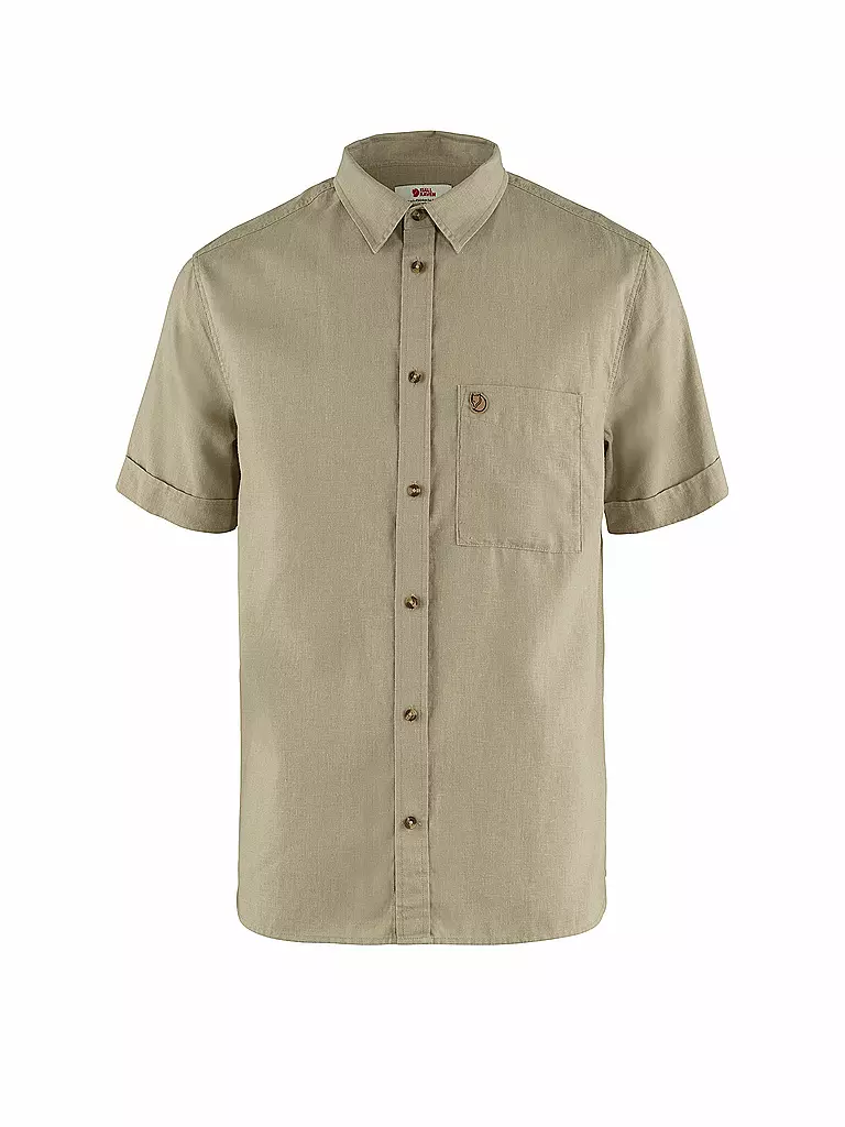 FJÄLLRÄVEN | Camicia da uomo Oevik Travel Uni | Beige