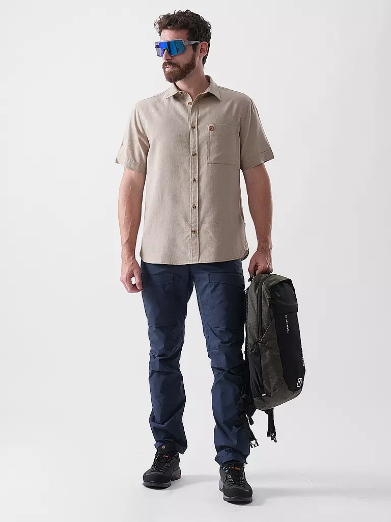 FJÄLLRÄVEN | Camicia da uomo Oevik Travel Uni | Beige