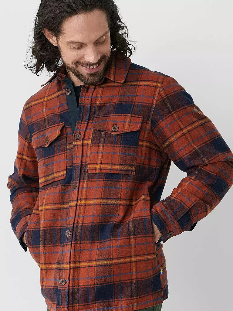 FJÄLLRÄVEN | Camicia da uomo outdoor Övik Lite Padded |