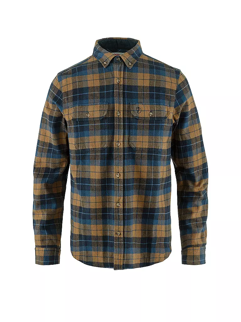 FJÄLLRÄVEN | Camicia di flanella da uomo Skog | Marrone