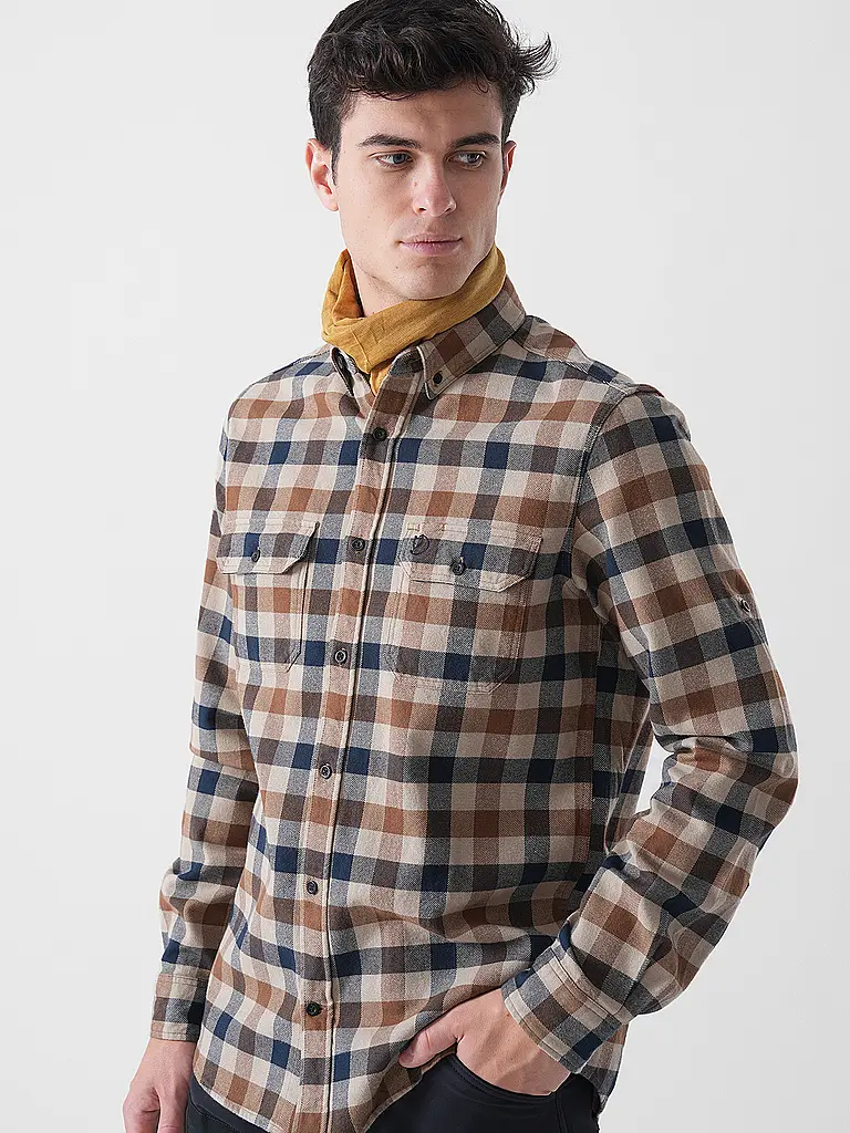 FJÄLLRÄVEN | Camicia di flanella da uomo Skog |