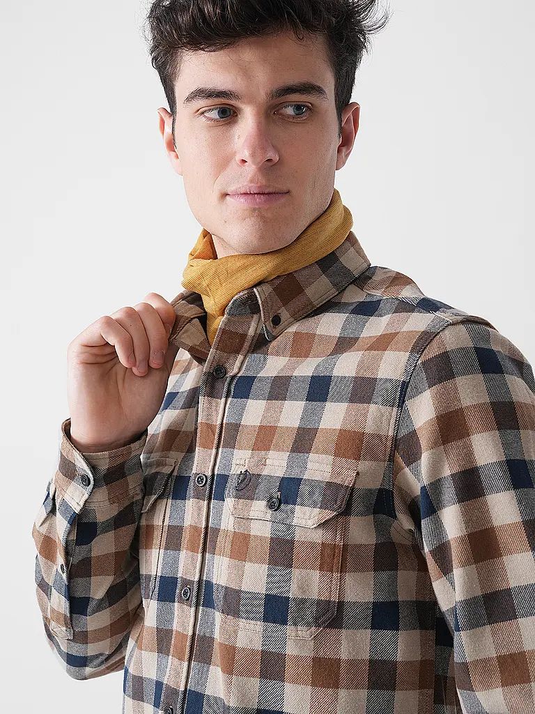 FJÄLLRÄVEN | Camicia di flanella da uomo Skog |
