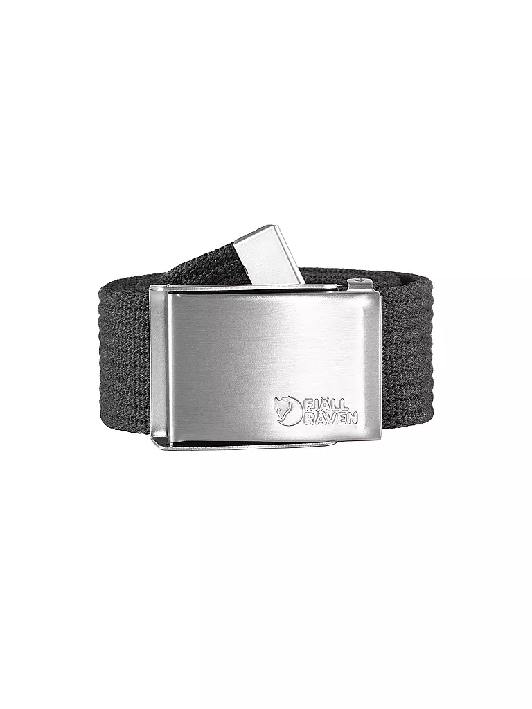 FJÄLLRÄVEN | Cintura da uomo in tela 4 cm | Grigio