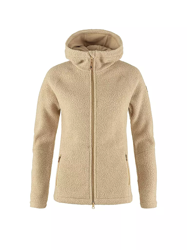 FJÄLLRÄVEN | Damen Fleecejacke Kaitum Fleece | Beige