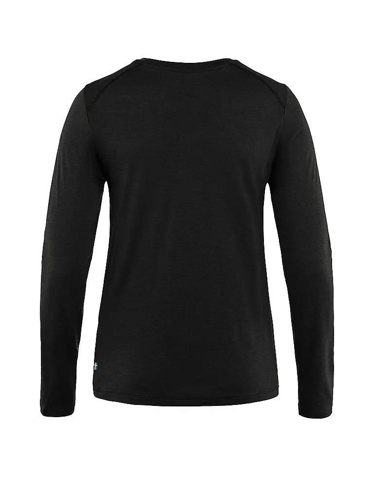 FJÄLLRÄVEN | Damen Funktionsshirt Abisko Wool | Nero