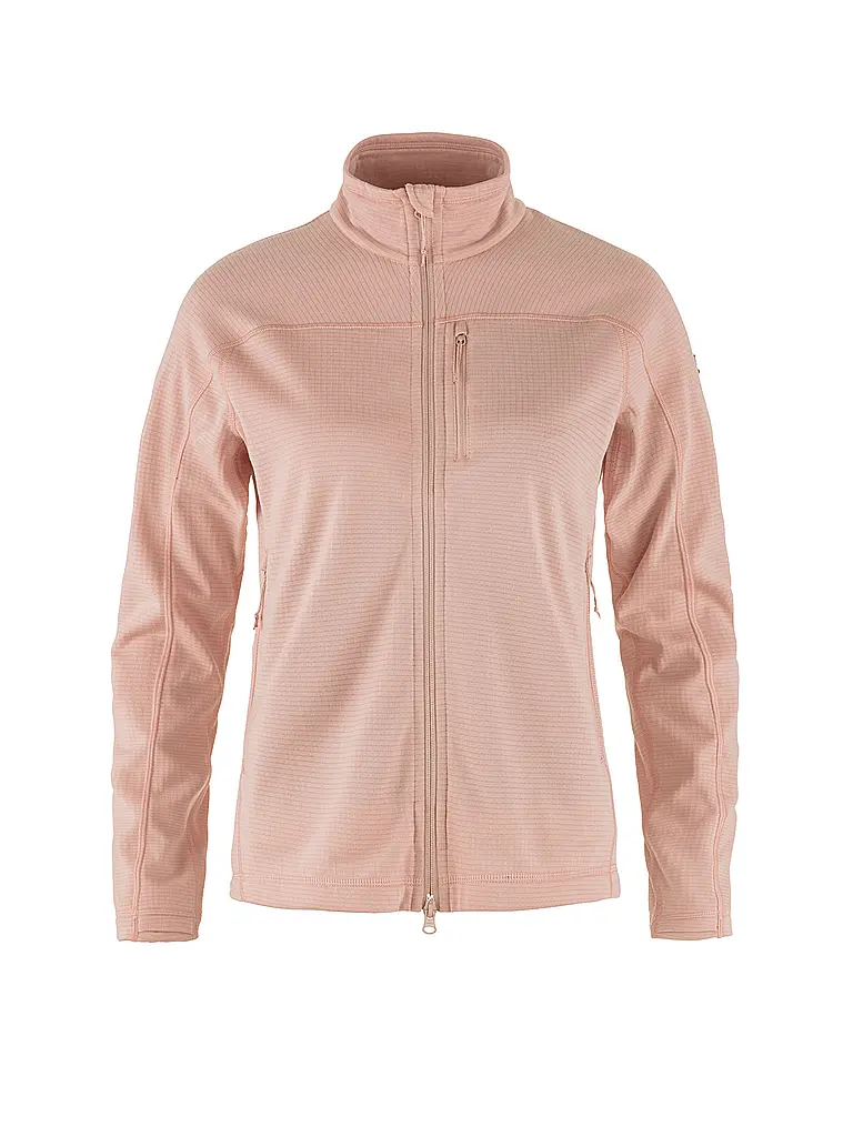 FJÄLLRÄVEN | Giacca in pile da donna Abisko Lite Fleece Jacket W | Rosa