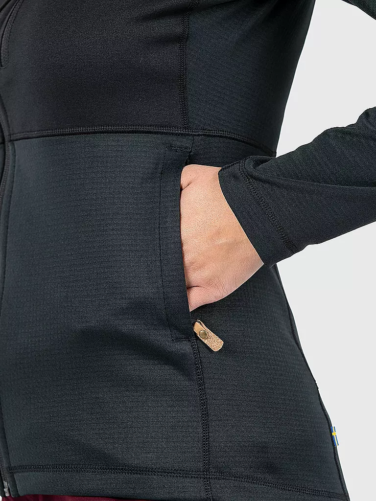 FJÄLLRÄVEN | Giacca in pile da donna Abisko Trail con cappuccio | 