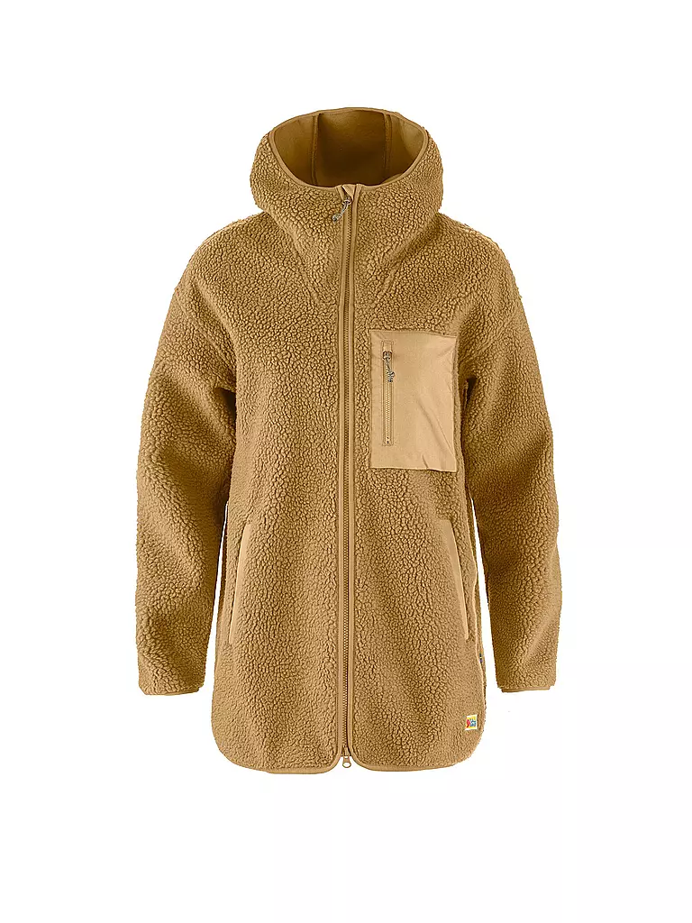 FJÄLLRÄVEN | Giacca in pile da donna Vardag Pile Fleece | Marrone chiaro