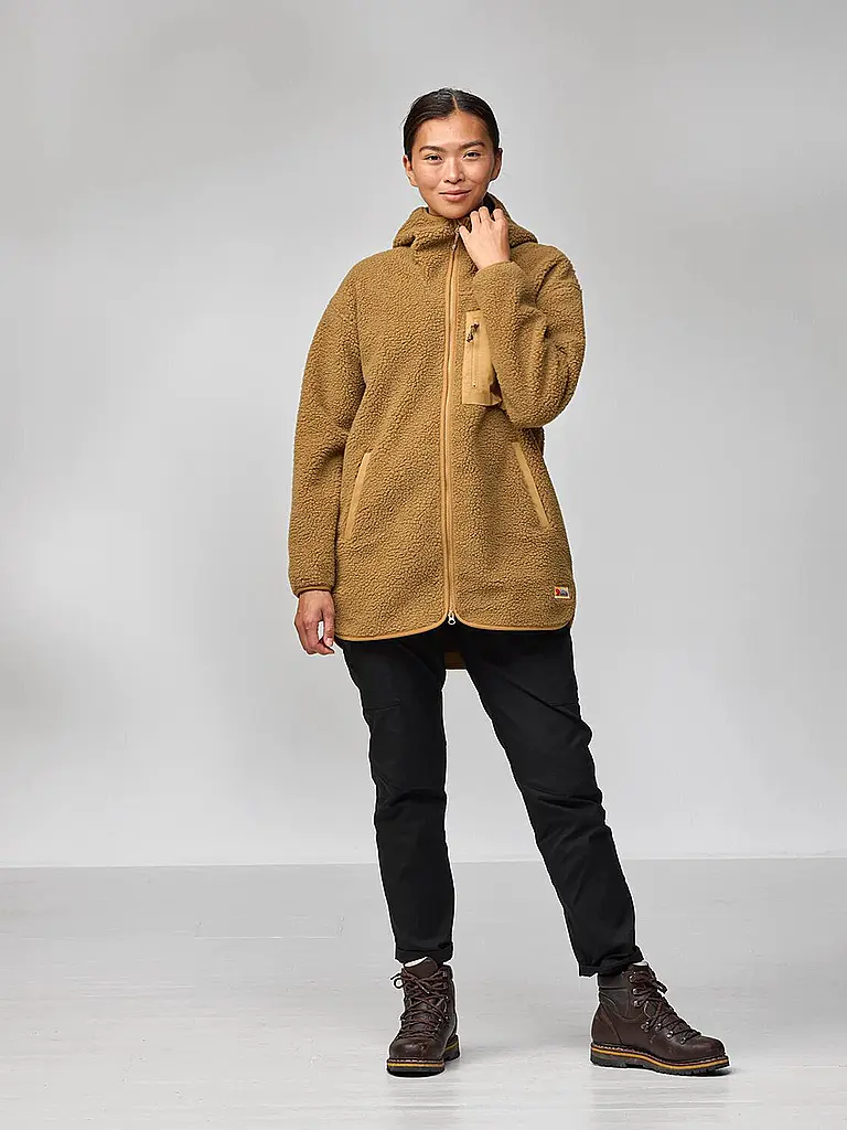 FJÄLLRÄVEN | Giacca in pile da donna Vardag Pile Fleece | Marrone chiaro
