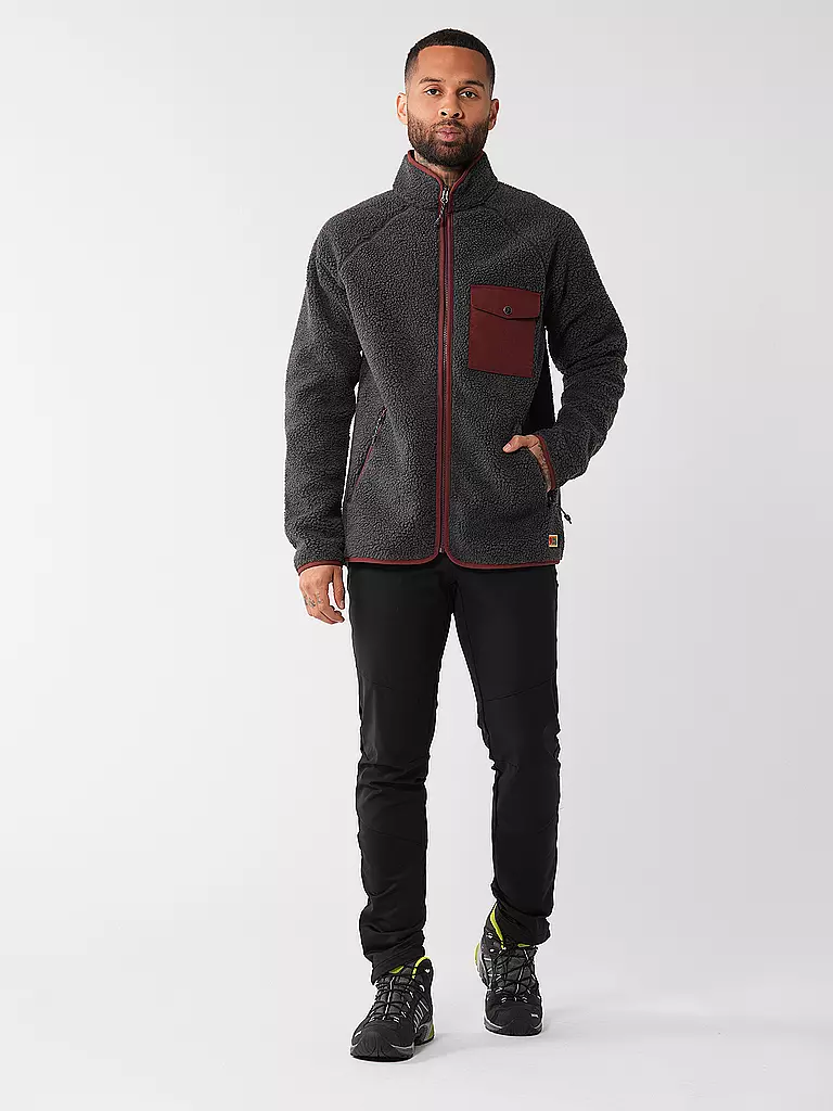 FJÄLLRÄVEN | Giacca in pile da uomo Verdag | Grigio