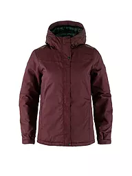 FJÄLLRÄVEN | Giacca invernale da donna Stina Padded G1000 con cappuccio | Rosso scuro