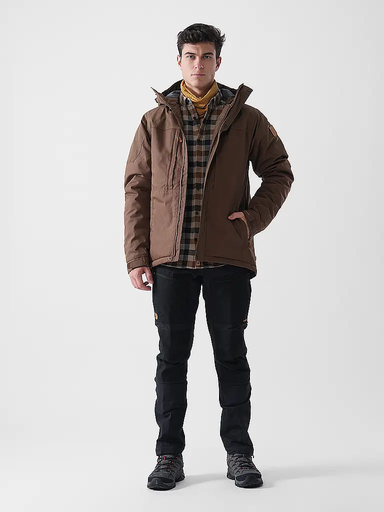 FJÄLLRÄVEN | Giacca invernale da uomo Skogsö Padded | Marrone