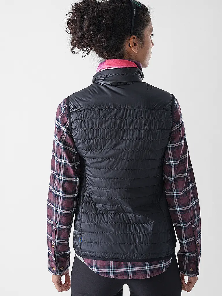 FJÄLLRÄVEN | Gilet da donna Abisko Padded Primaloft | Nero