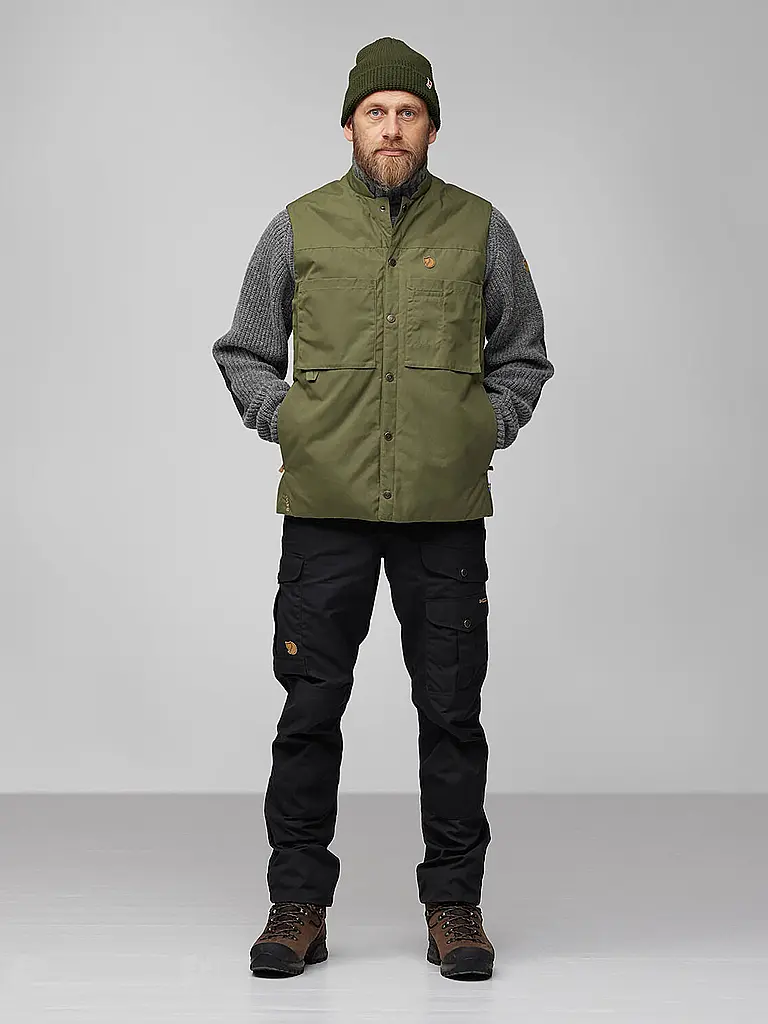 FJÄLLRÄVEN | Gilet imbottito Singi G1000 da uomo | Oliva