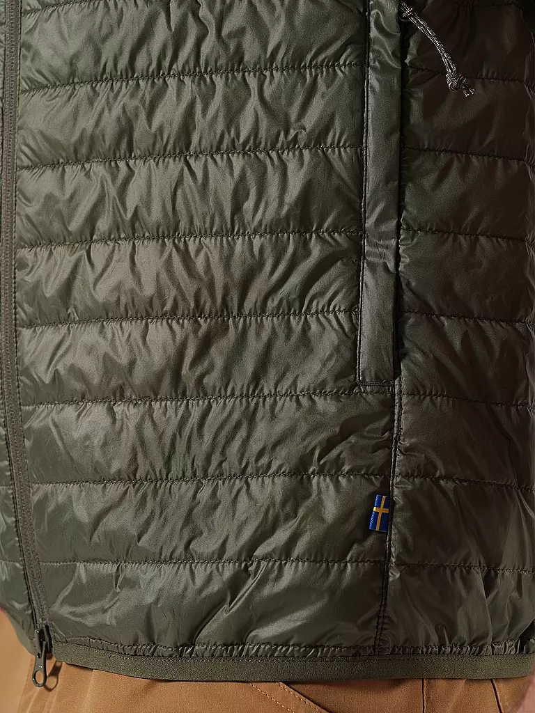 FJÄLLRÄVEN | Herren Isoweste Abisko Padded | Oliva