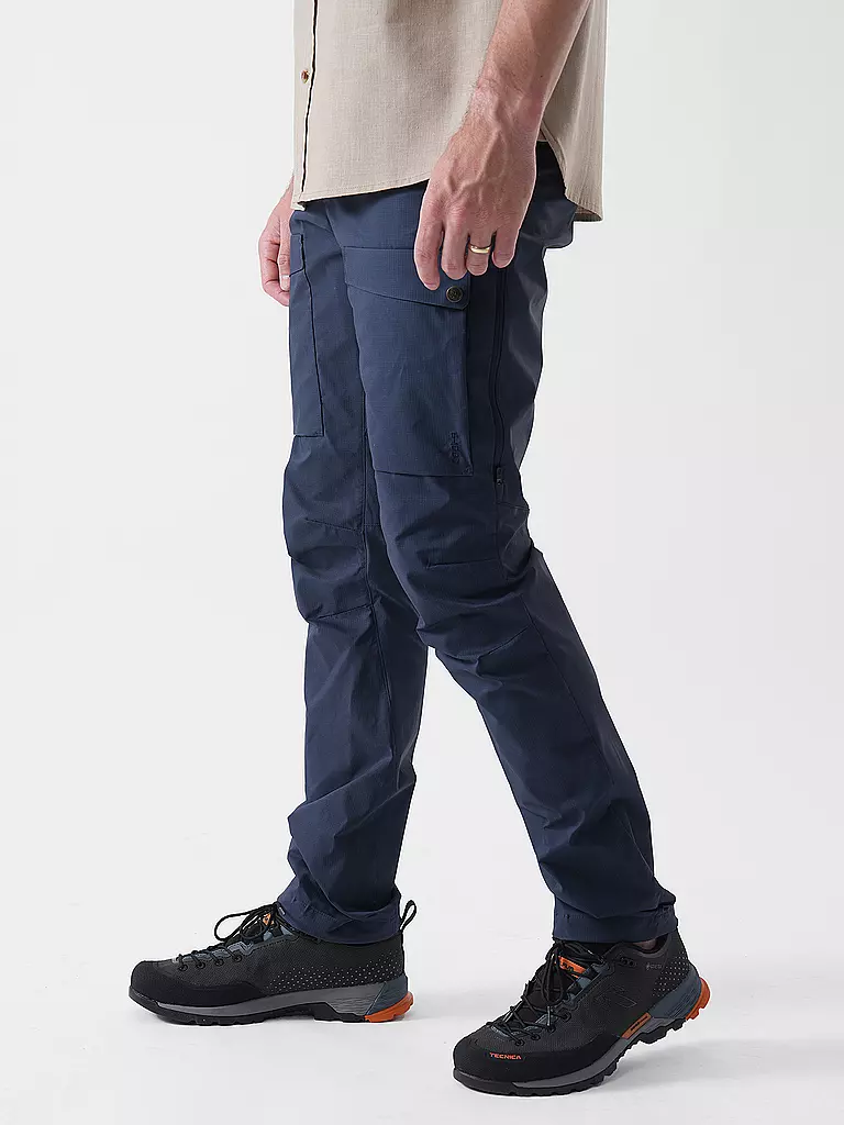 FJÄLLRÄVEN | Herren Wanderhose Hybrid G1000 | Blu scuro