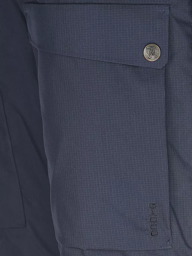 FJÄLLRÄVEN | Herren Wanderhose Hybrid G1000 | Blu scuro